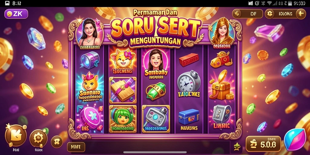 Tampilan gameplay seru dari Slot 8ZK dengan banyak peluang menang.