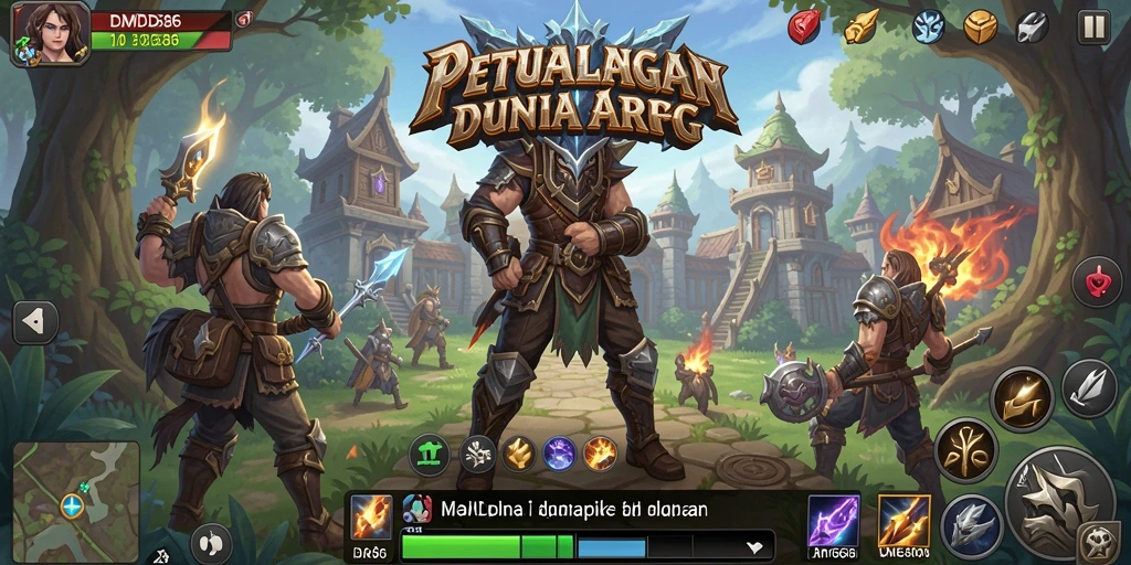 Tangkapan layar gameplay <strong>DMD686</strong> menampilkan aksi pertarungan seru dan karakter yang menawan.