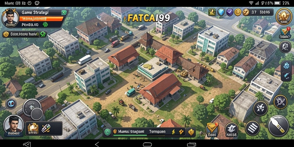 Tampilan gameplay strategis yang memukau di FATCAI99.