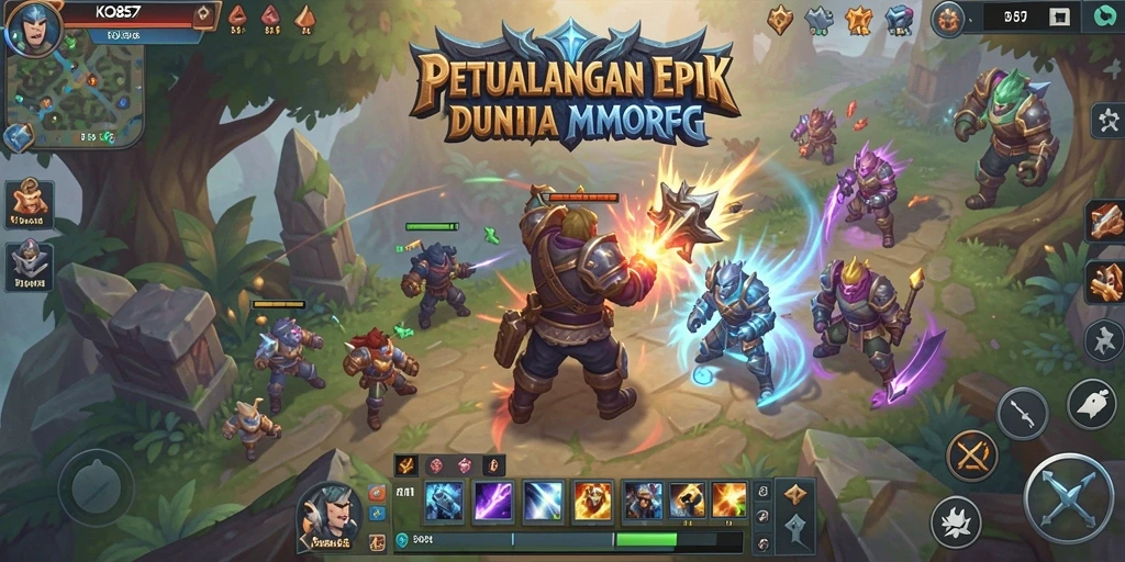 Screenshot menampilkan aksi pertempuran epik dalam KO857 yang memikat.