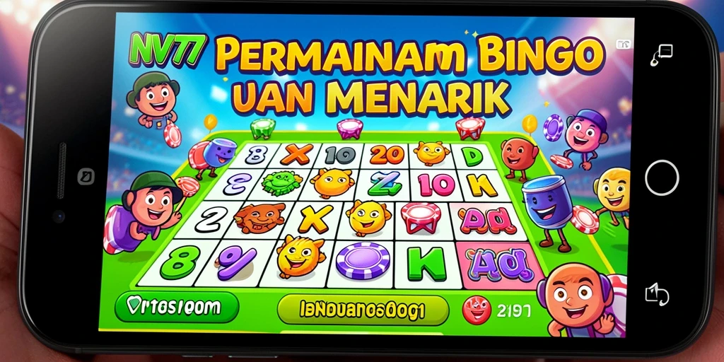 Tampilan gameplay seru Bingo di NV77.